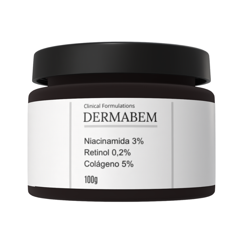 Retinol + Niacinamida + Colágeno Creme Facial Dermabem Clinical Formulations 100g