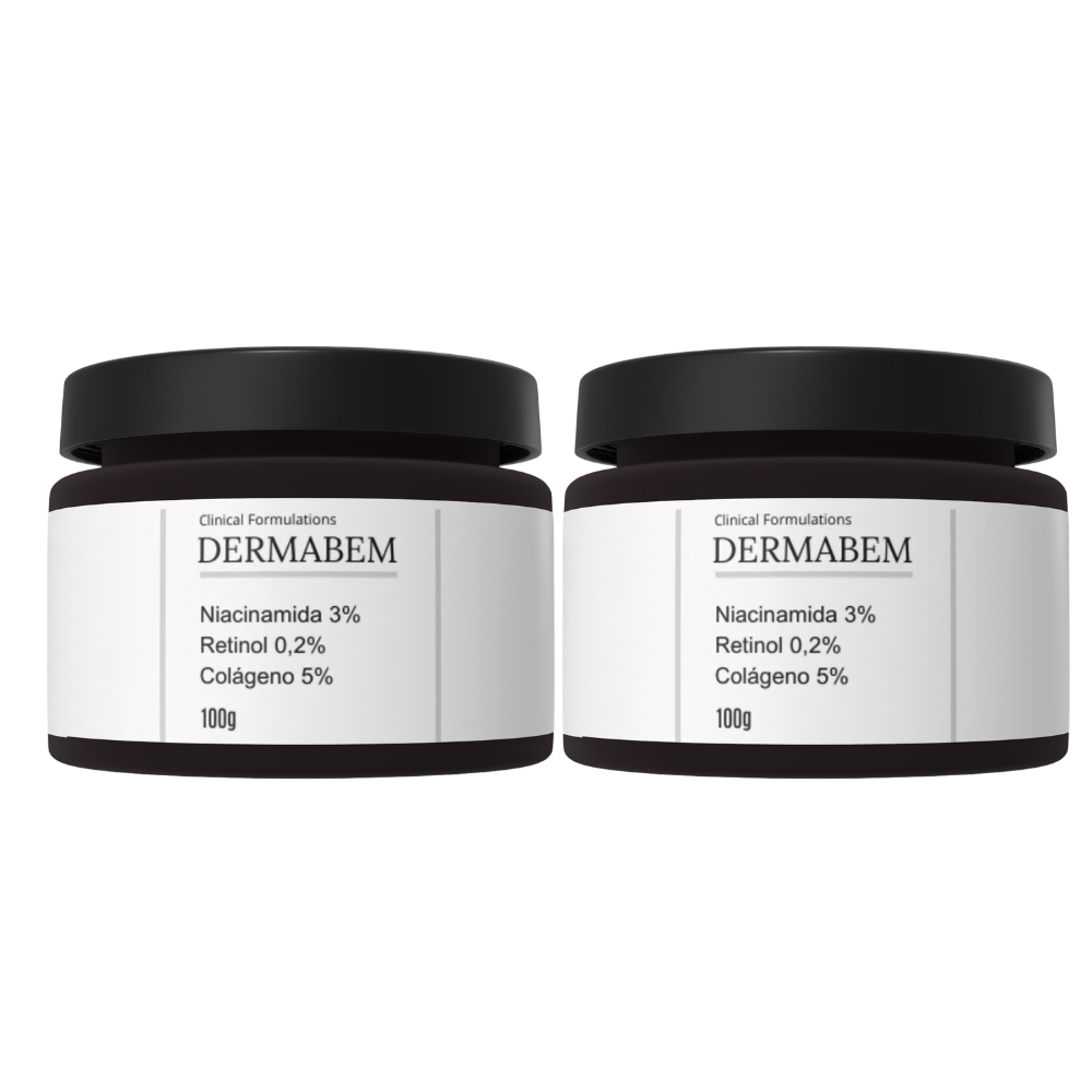 Retinol + Niacinamida + Colágeno Creme Facial Dermabem Clinical Formulations 100g