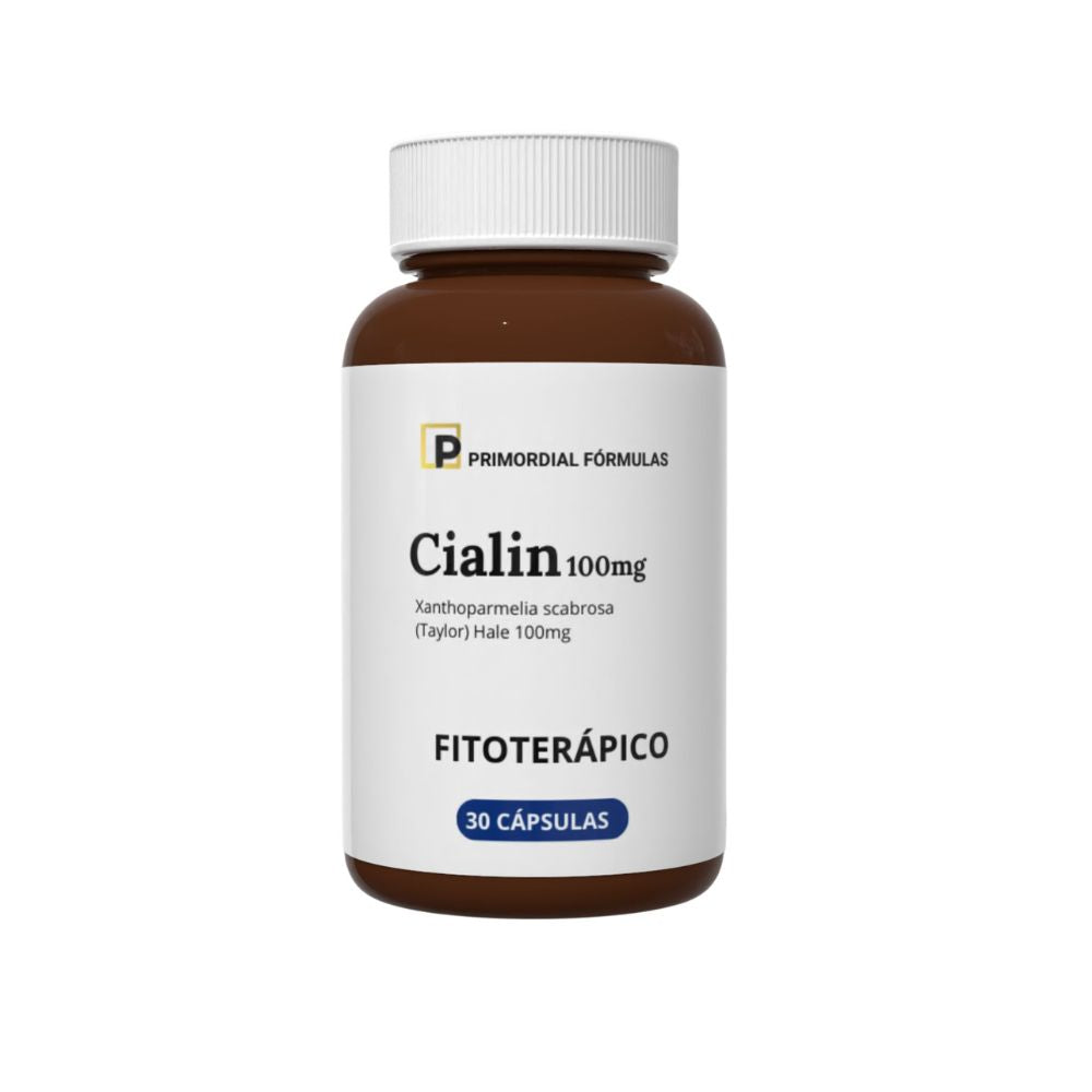 Cialin 100mg Primordial Formulas Com 30 Cápsulas