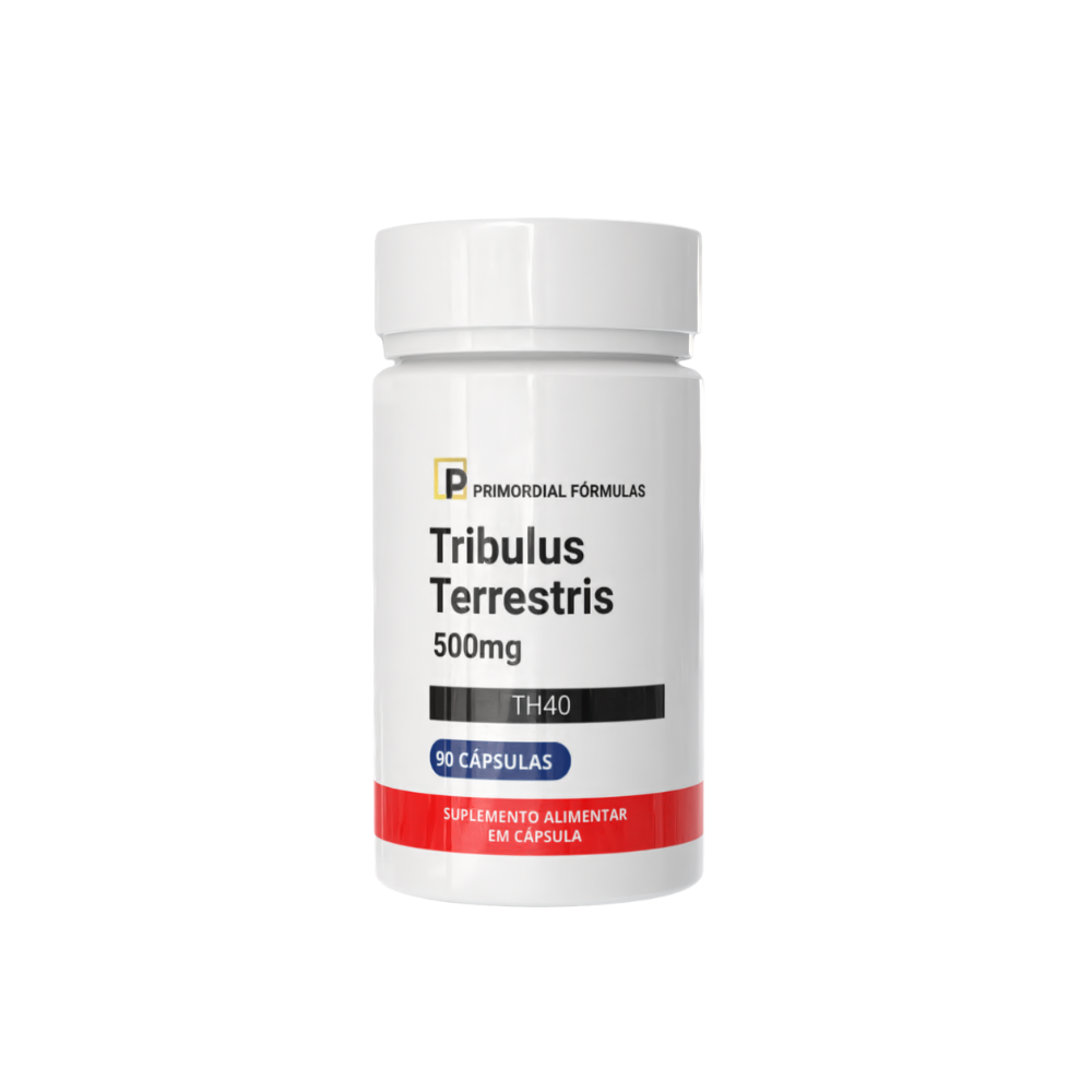 Tribulus Terrestris 500mg TH40 Primordial Fórmulas Com 90 Cápsulas