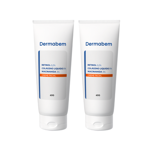 Dermabem Retinol + Niacinamida + Colágeno – Creme Facial 60g