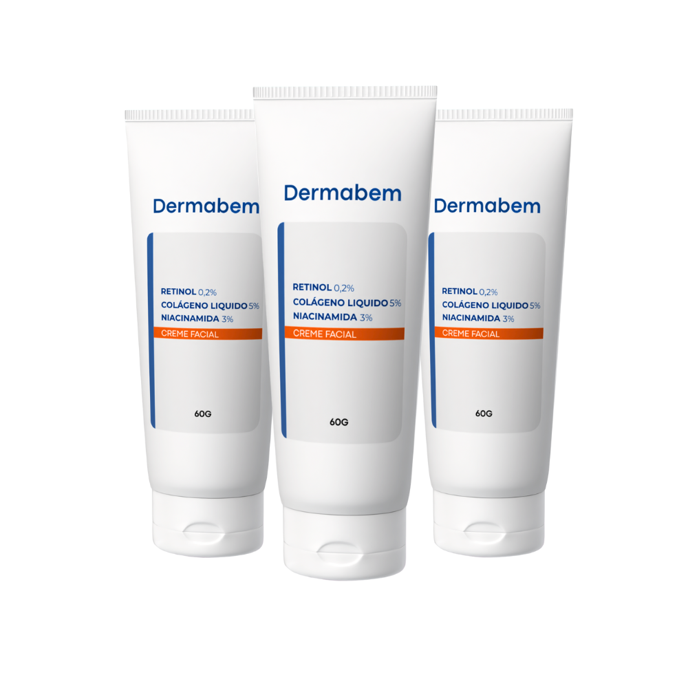 Dermabem Retinol + Niacinamida + Colágeno – Creme Facial 60g