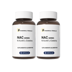 NAC N-Acetil L-Cisteína - 600mg - Precursor da Glutationa - 30 Cápsulas