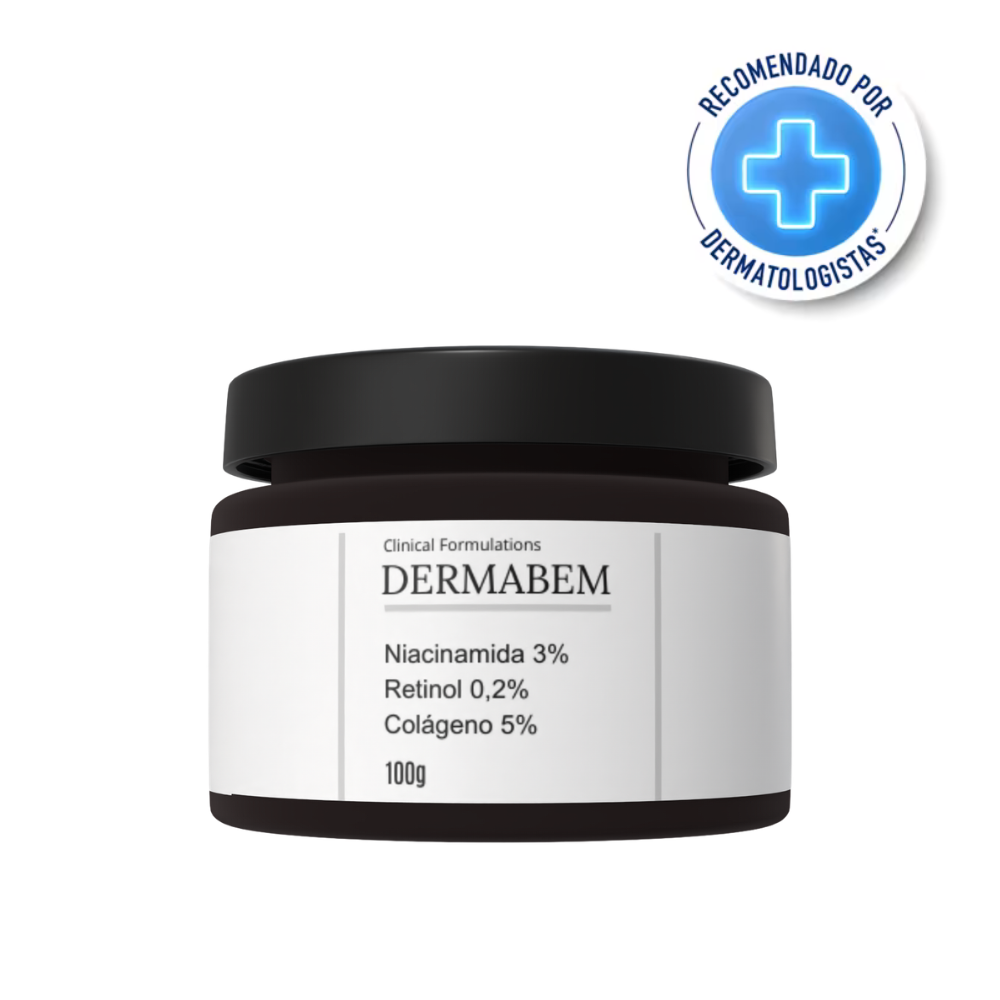 Retinol + Niacinamida + Colágeno Creme Facial Dermabem Clinical Formulations 100g
