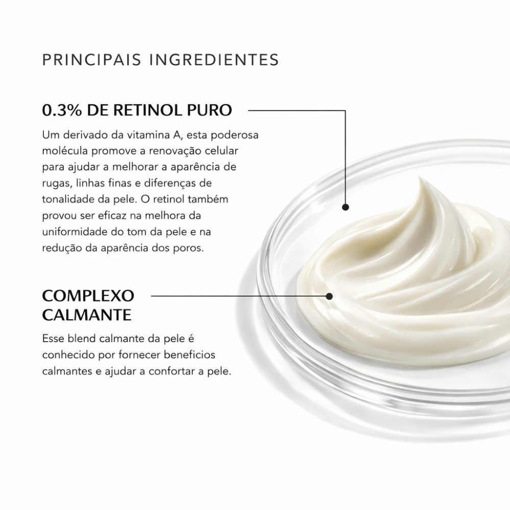 Retinol 0,3% Creme Facial Dermabem Clinical Formulations 100g