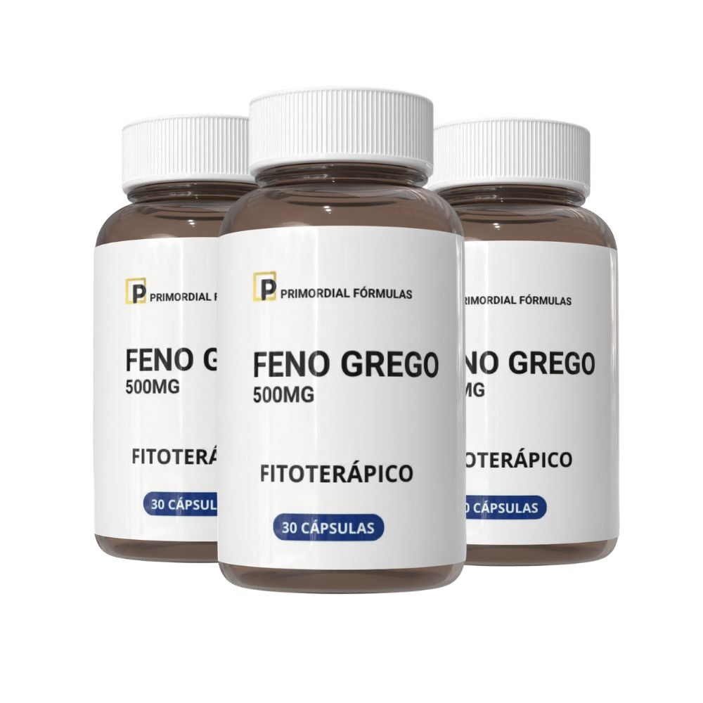 Feno Grego Concentrado 500mg Com 30 Cápsulas Primordial Formulas