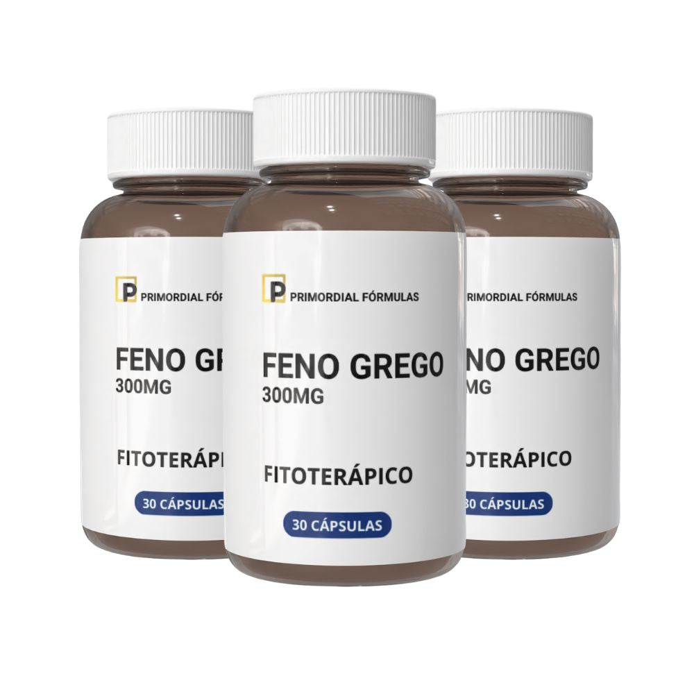 Feno Grego Concentrado 300mg Com 30 Cápsulas