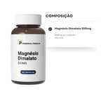 Magnésio Dimalato Puro 500mg Com 30 Cápsulas
