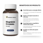 Magnésio Dimalato Puro 500mg Com 30 Cápsulas