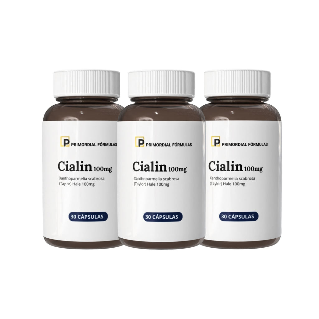 Cialin 100mg Primordial Formulas Com 30 Cápsulas