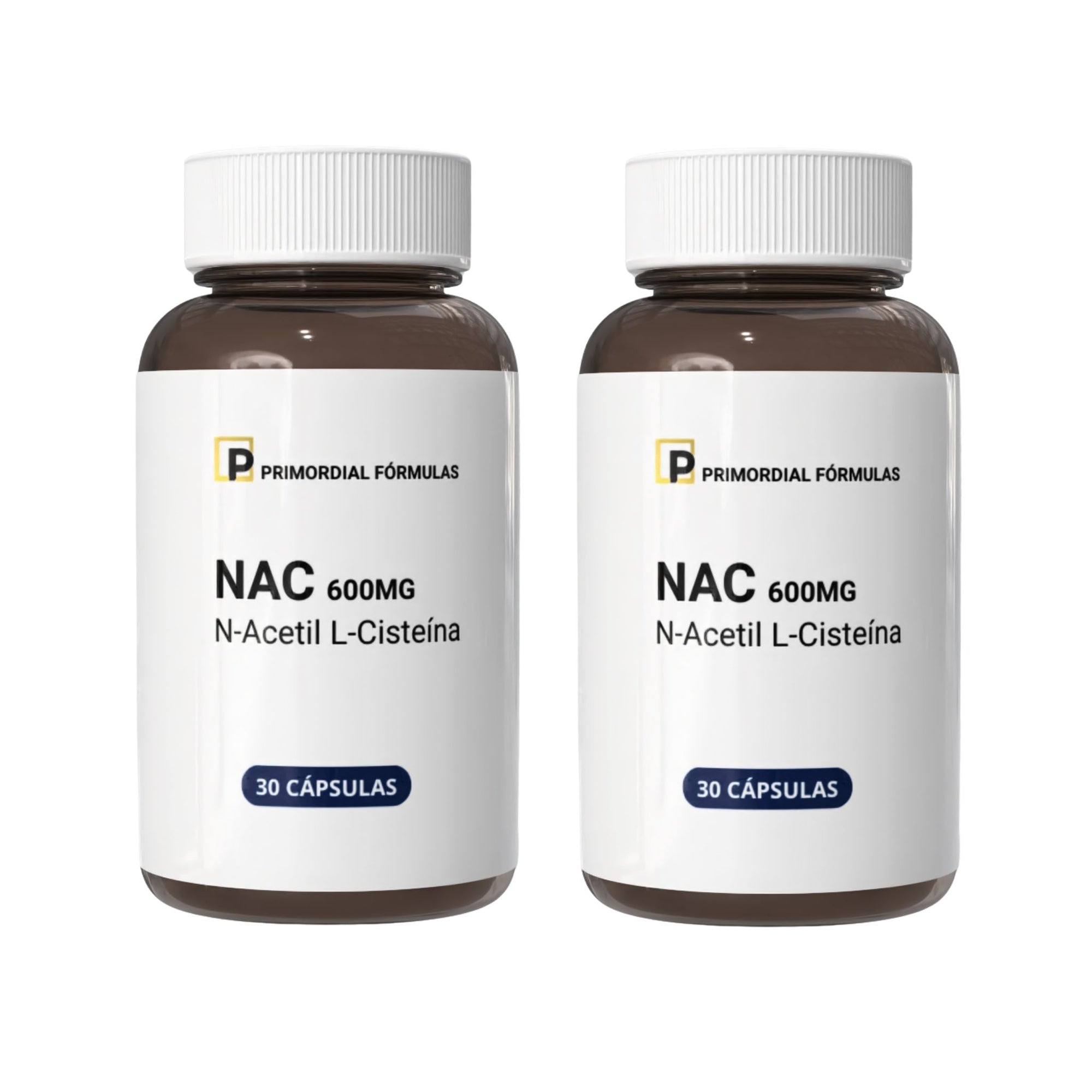 NAC N-Acetil L-Cisteína - 600mg - Precursor da Glutationa - 30 Cápsulas