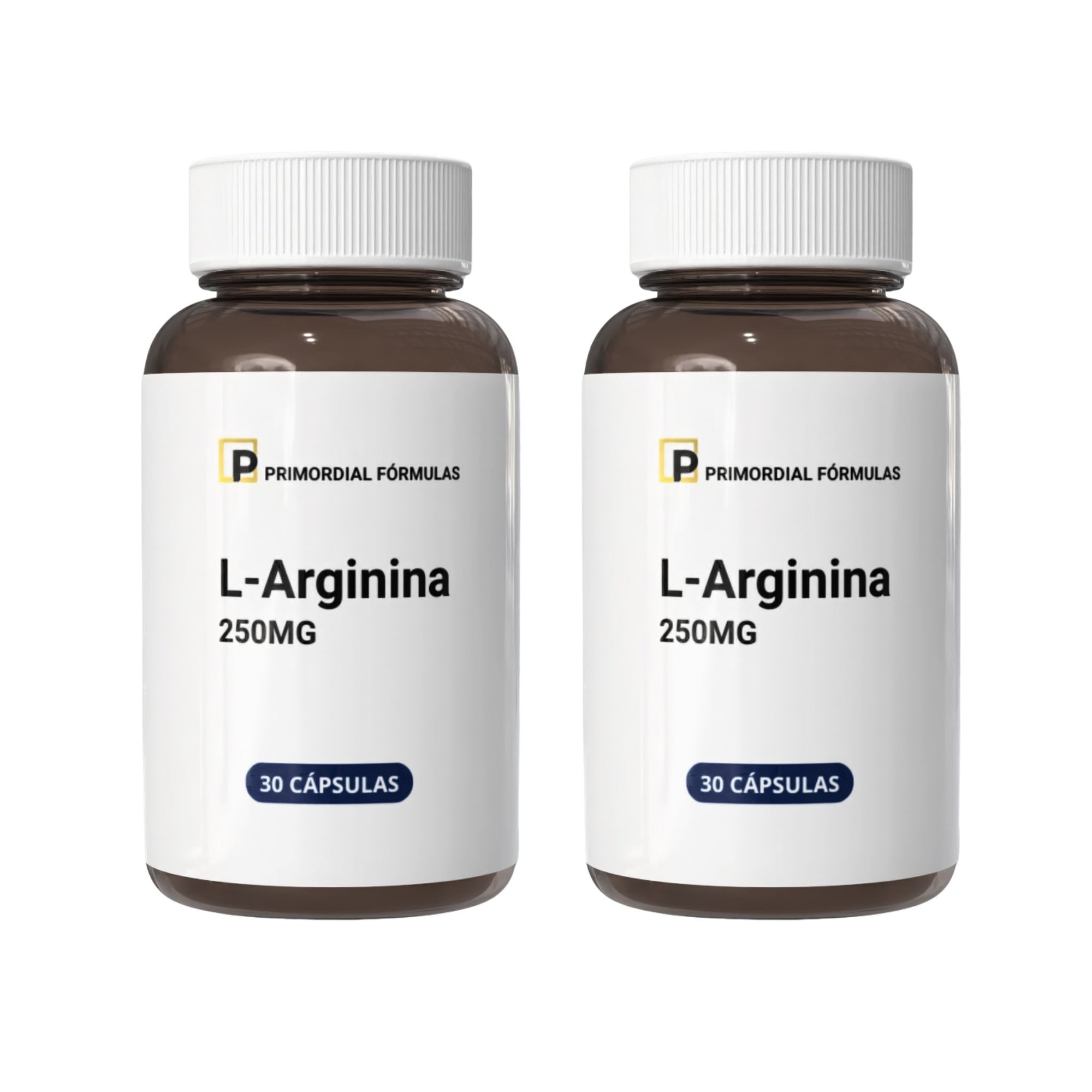 L-Arginina Pura 250mg Com 30 Cápsulas