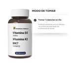 Vitamina D3 2000ui com Vitamina K2 MK7 30 Cápsulas