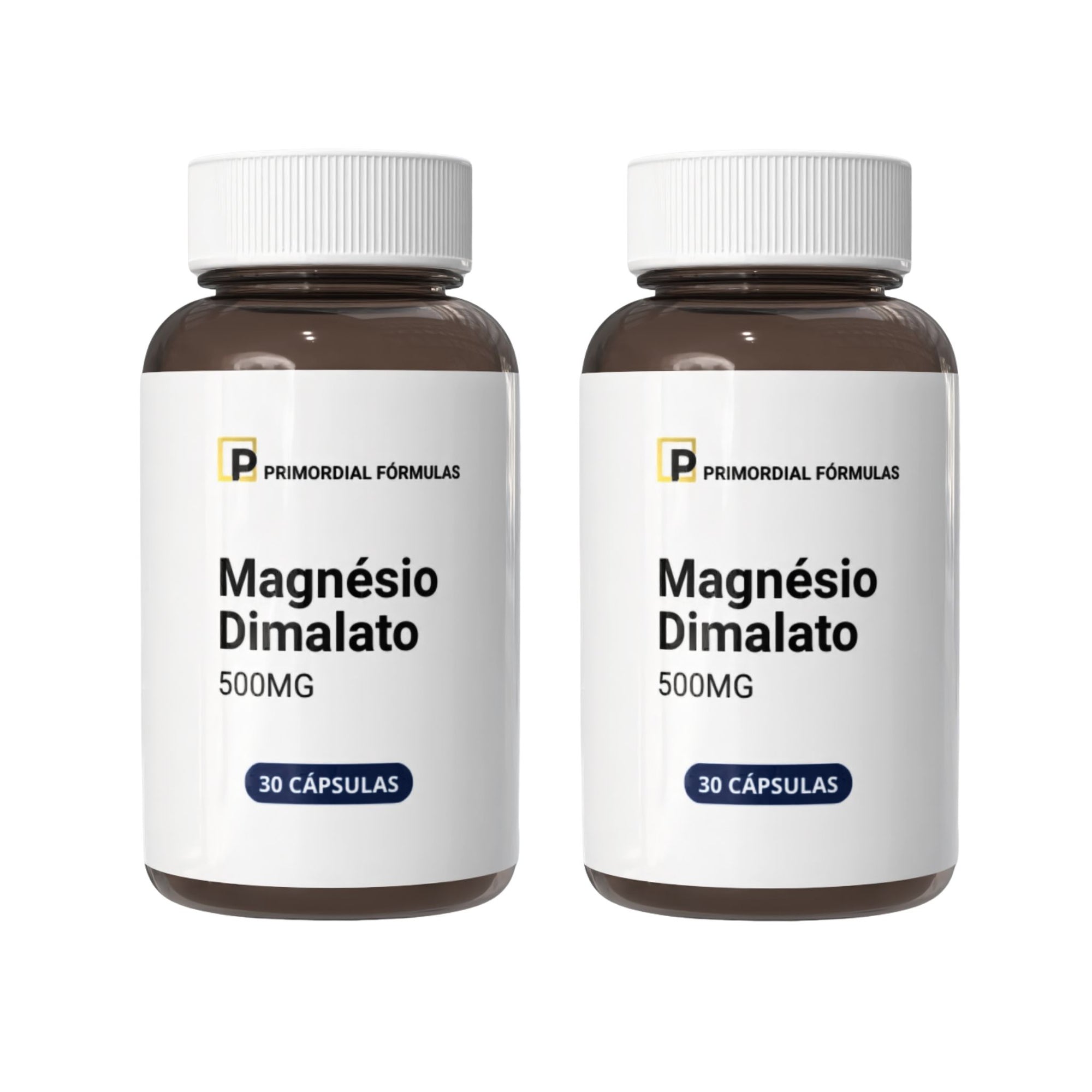 Magnésio Dimalato Puro 500mg Com 30 Cápsulas