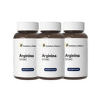 L-Arginina Pura 500mg Com 30 Cápsulas