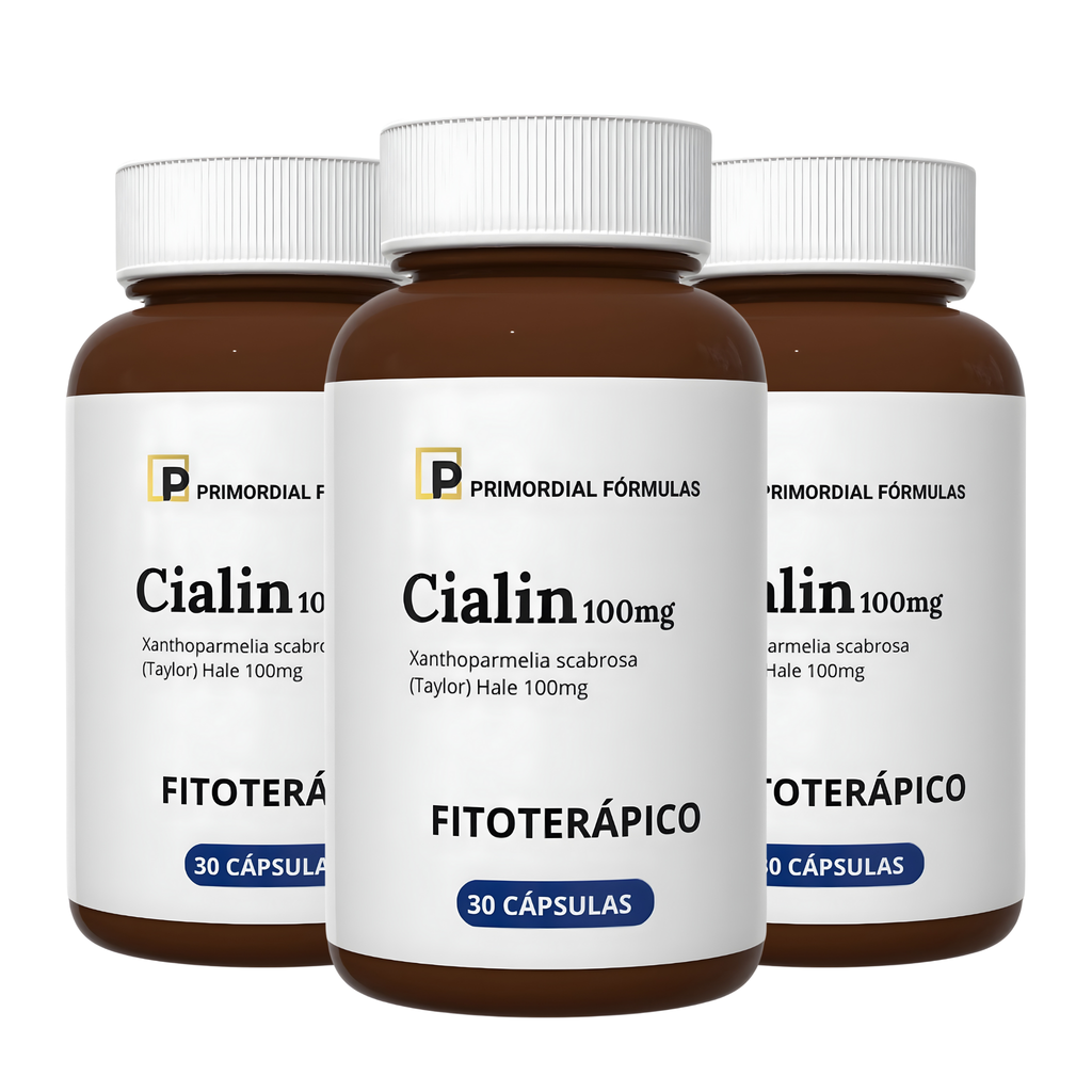 Cialin 100mg Primordial Formulas Com 30 Cápsulas