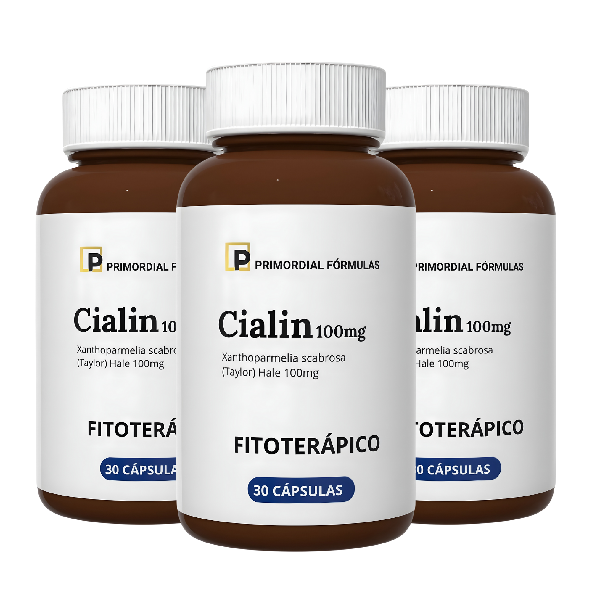 Cialin 100mg Primordial Formulas Com 30 Cápsulas