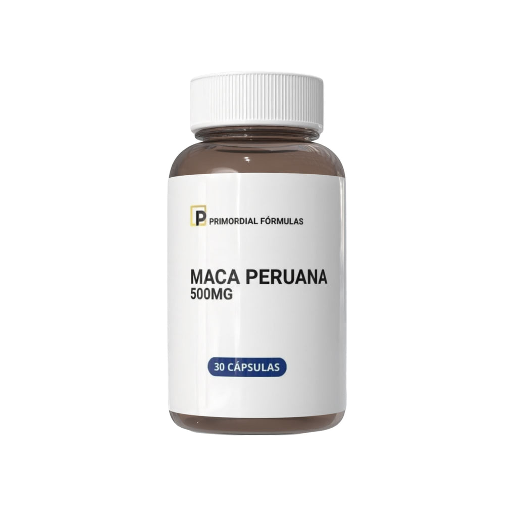 Maca Peruana Concentrado 500mg Com 30 Cápsulas