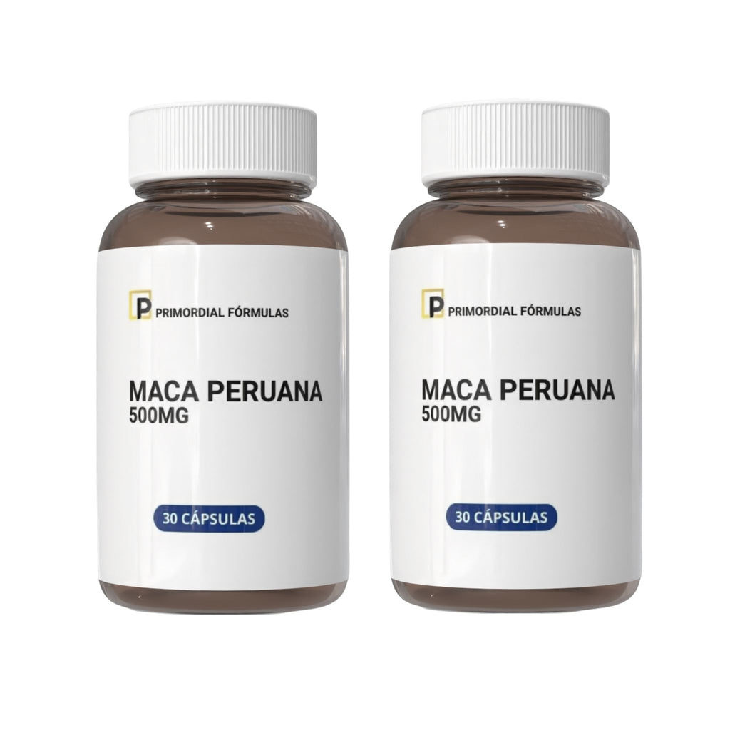 Maca Peruana Concentrado 500mg Com 30 Cápsulas