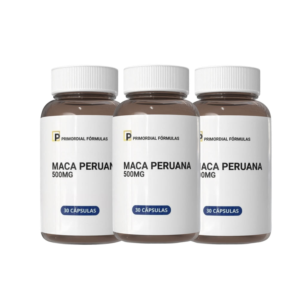 Maca Peruana Concentrado 500mg Com 30 Cápsulas