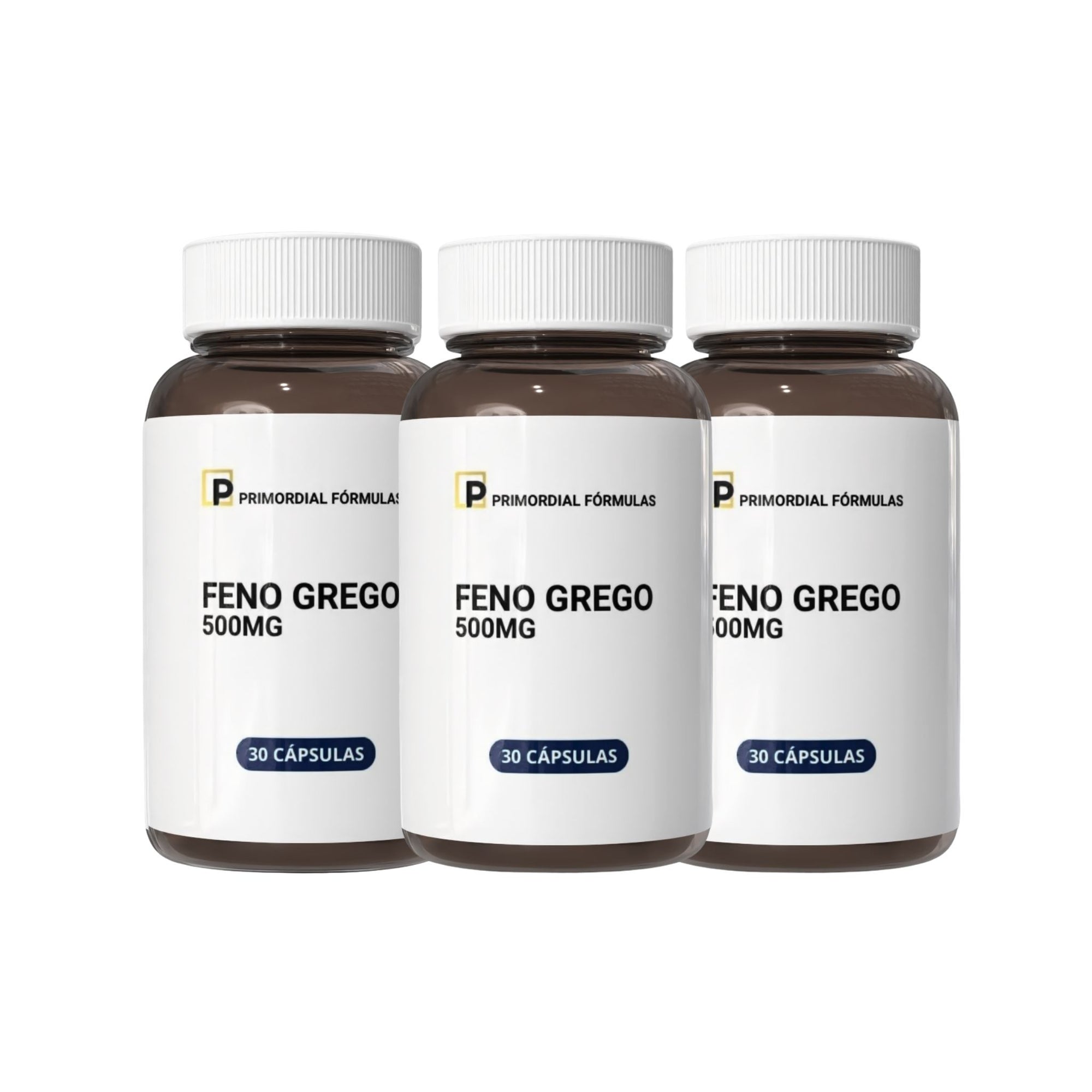 Feno Grego Concentrado 500mg Com 30 Cápsulas Primordial Formulas