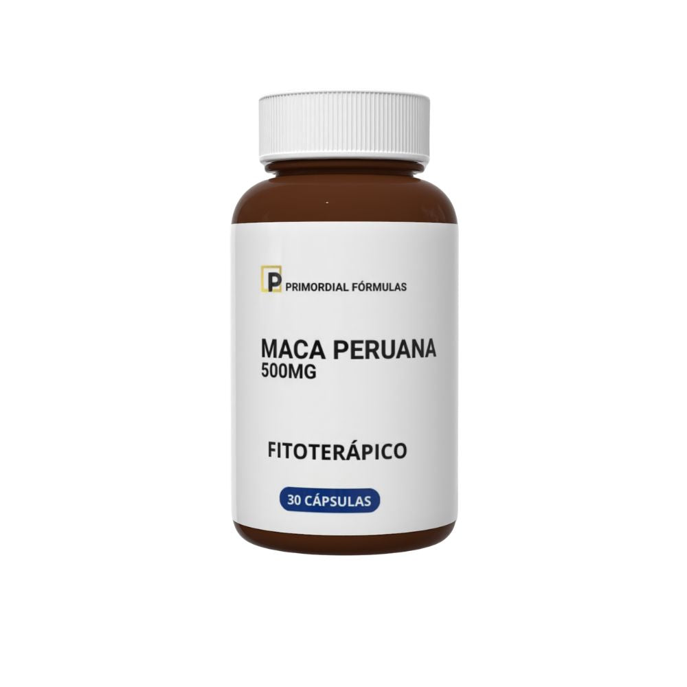 Maca Peruana Concentrado 500mg Com 30 Cápsulas